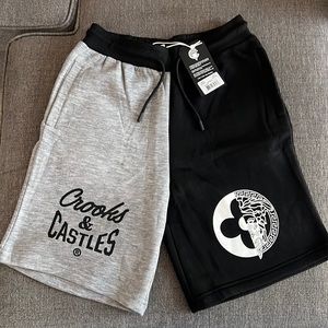 CROOKS & CASTLES SHORTS L NWT